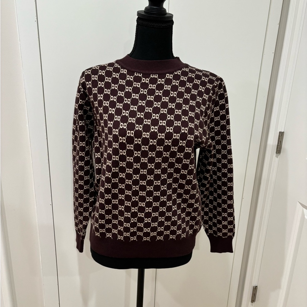 Gucci Brown Crewneck Sweater